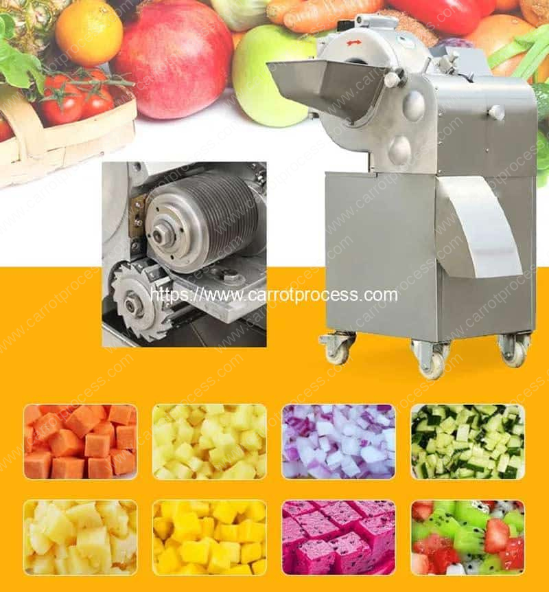 Cube Shape Potato Cutting Machine  Potato Processing Machine Manufacturer  and Supplier