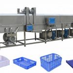 High Pressure Water Spray Carrot Basket Cleaning Machine