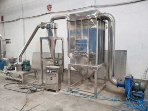 Full Automatic Carrot Powder Crushing Plant with Dust Collector Full Automatic Carrot Powder Crushing Plant with Dust Collector