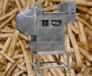 Automatic Carrot Length Cutting and Stripe Cutting Machine Automatic Carrot Length Cutting and Stripe Cutting Machine