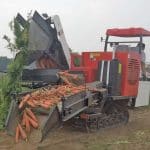 Automatic Carrot Harvester Machine with Stem Cutter