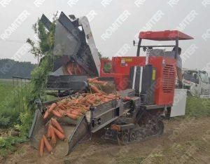 Automatic Carrot Harvester Machine with Stem Cutter Automatic Carrot Harvester Machine with Stem Cutter